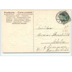 n°2671 - Carte Gaufrée - Viel Glück im neuen Jahre - Enfant postant une lettre
