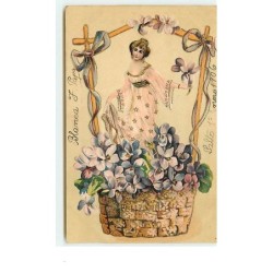 n°270 - Carte Gaufrée -...