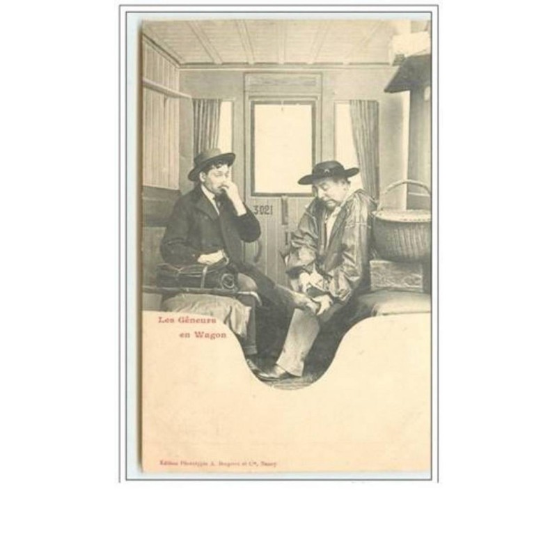 n°2718 - Bergeret - Les Gêneurs en Wagon