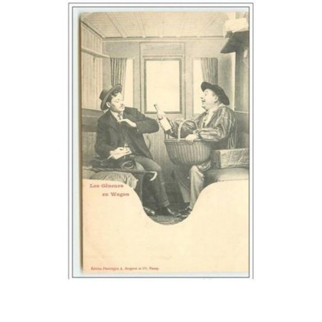 n°2720 - Bergeret - Les Gêneurs en Wagon