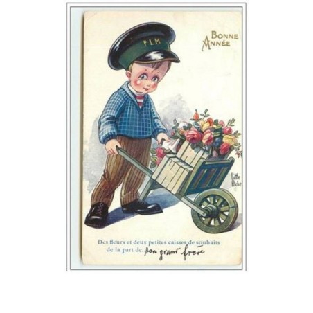 n°2721 - Little Pitche - PLM Des fleurs et deux petites caisses de souhaits