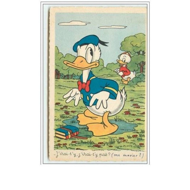 n°2728 - Disney - Donald - J'irai-t-y, j'irai-t'y pas?