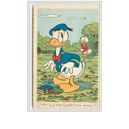 n°2728 - Disney - Donald - J'irai-t-y, j'irai-t'y pas?