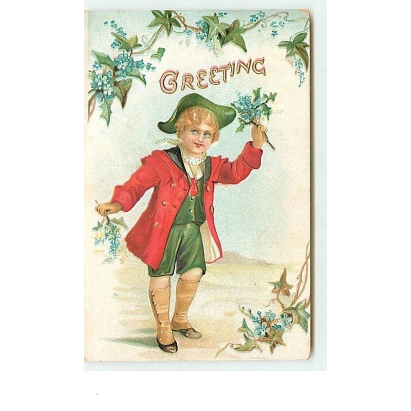 n°274 - Carte Gaufrée - Greeting