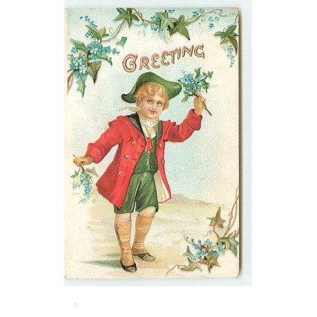 n°274 - Carte Gaufrée - Greeting