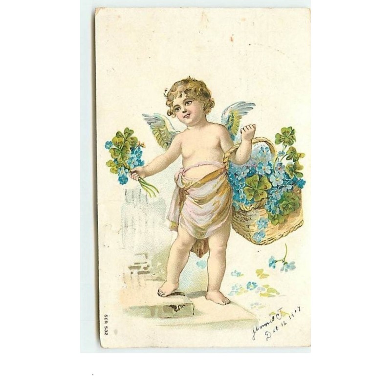 n°276 - Carte Gaufrée - Angelot