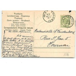 n°2778 - Carte Gaufrée - Joyeuses Pâques - Fillette hollandaise avec des oeufs dans son tablier