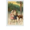 n°2790 - Christmas Greetings - Enfants et biche