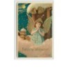 n°2825 - Carte Gaufrée - Fröhliche Weihnachten - Ange priant - cloches