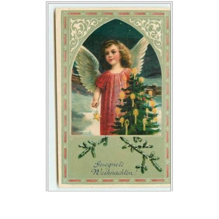 n°2891 - Gesegnete Weihnachten - Ange avec un sapin