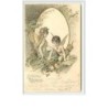 n°2928 - Carte Gaufrée - Fröhliche Ostern - Engelot - Cupidon