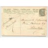 n°3048 - Carte Gaufrée - Fillette et brouette de violettes