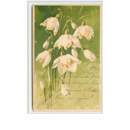 n°3069 - Catharina Klein - Fleurs blanches - Meissner