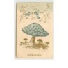 n°3084 - Carte Gaufree - Anniversaire - Champignon