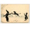 n°311 - Silhouette n° 1 - Clown et chien