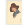 n°3119 - Colombo - Femme rousse avec chapeau