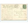 n°3128 - Carte Gaufree - Joyeuses Paques - Jeune Fille avec un agneau en bord de mer
