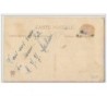 n°3203 - Carte Brodee avec rabat - Fleurs roses