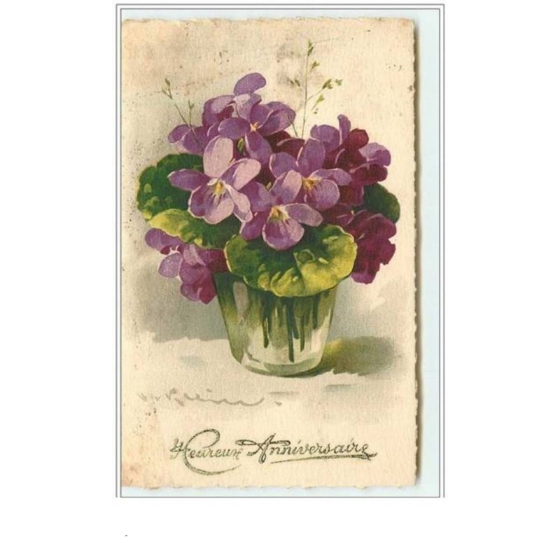 n°3219 - Catharina Klein - Bouquet de violettes