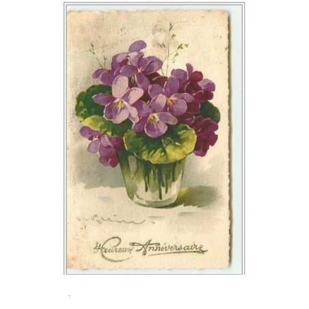 n°3219 - Catharina Klein - Bouquet de violettes