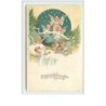 n°3230 - Carte Gaufree - Frohliche Weihnachten - Enfant dormant avec des anges autour