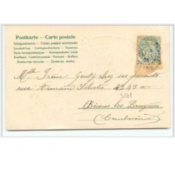 n°3242 - Joyeuses Paques - Enfant avec un mouton