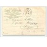n°3243 - Carte Gaufree - Femme et enfant rentrant dans une maison