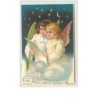 n°3283 - Frohliche Weihnachten - Angelots lisant une partition