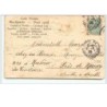 n°3286 - Carte Gaufree - Souvenir Affectueux - Ange avec un trèfle et un bouquet à la main