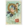 n°3290 - Souvenir affectueux - Angelots et fer à cheval