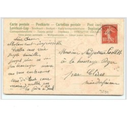n°3291 - Souhaits Sinceres - Couple en bleu, fleurs bleues