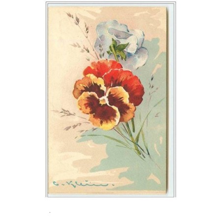 n°3310 - Catharina Klein - Pensee jaune orangee