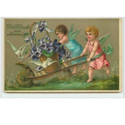 n°3328 - Angelots poussant...
