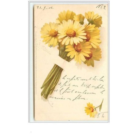 n°3374 - Catharina Klein - Bouquet de fleurs jaunes