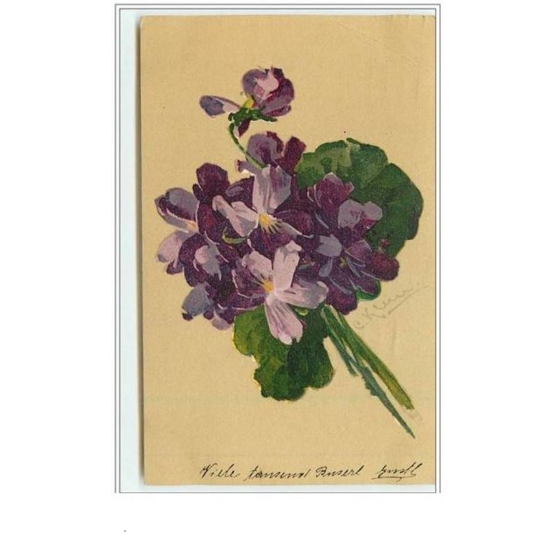n°3378 - Catharina Klein - Bouquet de violettes