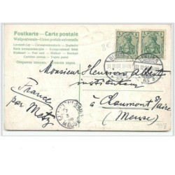 n°338 - Carte Gaufrée - Viel Glück zum neuen Jahre - Billets et pièces de monnaie