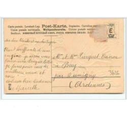 n°3426 - Carte Gaufree - Bonne et Heureuse Annee - Enfant suspendu a une colombe
