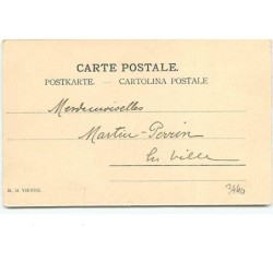 n°3440 - MM Vienne - Femme avec un bonhomme de neige avec un sceau sur la tête