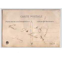 n°3451 - Carte Brodee - Saint Nicolas - Enveloppe avec un coeur