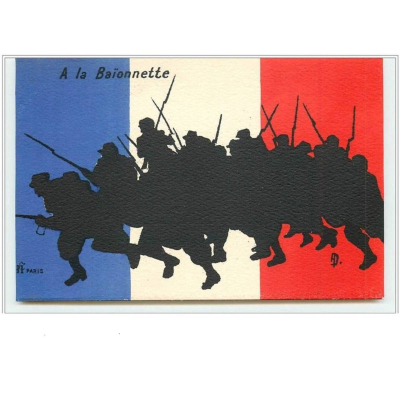 n°3460 - France - Silhouettes - France - A la Baionnette