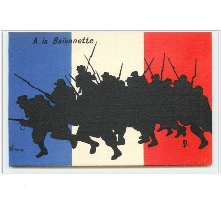 n°3460 - France - Silhouettes - France - A la Baionnette