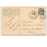 n°3487 - Carte Gaufree - Joyeuses Paques - Fillette hollandaise et oeufs avec des fleurs