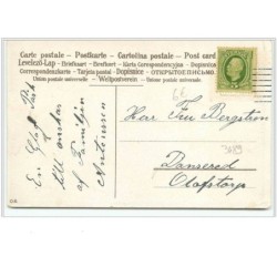 n°3489 - Glad Pask - Ange avec une lyre - fond argent