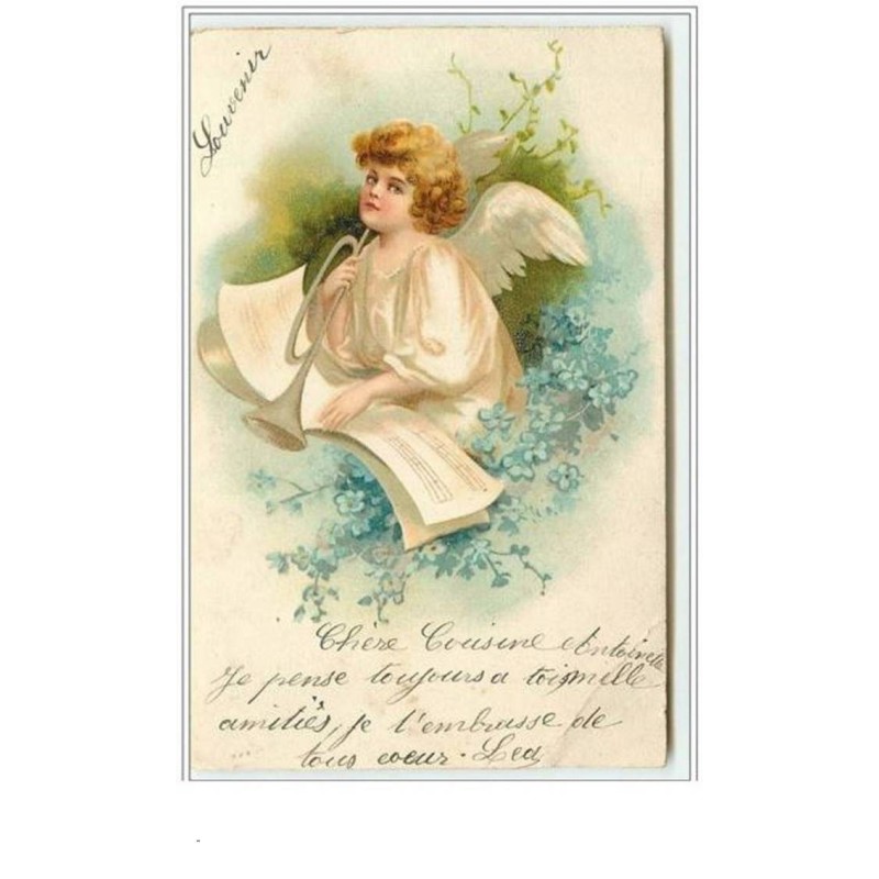 n°3492 - Ange avec une trompette - Clapsaddle