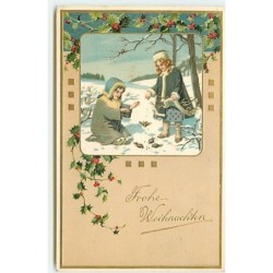 n°12034 - Carte Gaufrée -...
