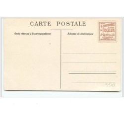 n°3548 - Fillette avec sa poupée et son chat - Publicité chicorées Docteur Lervilles Bouchain