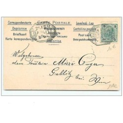 n°10142 - Carte Fantaisie - Fröhliche Weihnachten - Femme et enfant