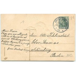 n°12035 - Carte Gaufrée - Fröhliche Weihnachten - Anges gardiens