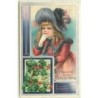 n°12037 - Carte Gaufrée - Happy be your Christmas - Jeune Fille