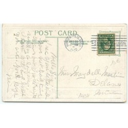 n°12037 - Carte Gaufrée - Happy be your Christmas - Jeune Fille
